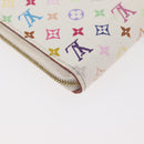 LOUIS VUITTON Multicolor Zippy Coin Purse Coin Purse White M93741 Auth 178977A-15