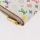 LOUIS VUITTON Multicolor Zippy Coin Purse Coin Purse White M93741 Auth 178977A-7