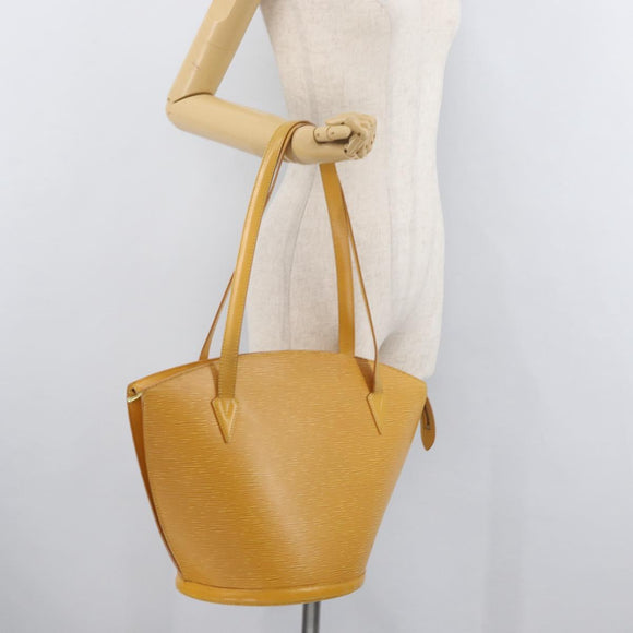 LOUIS VUITTON Epi Saint Jacques Shopping Bag Yellow M52269 LV Auth 178982