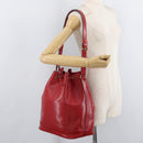 LOUIS VUITTON Epi Noe Shoulder Bag Red M44007 LV Auth 178986A-20