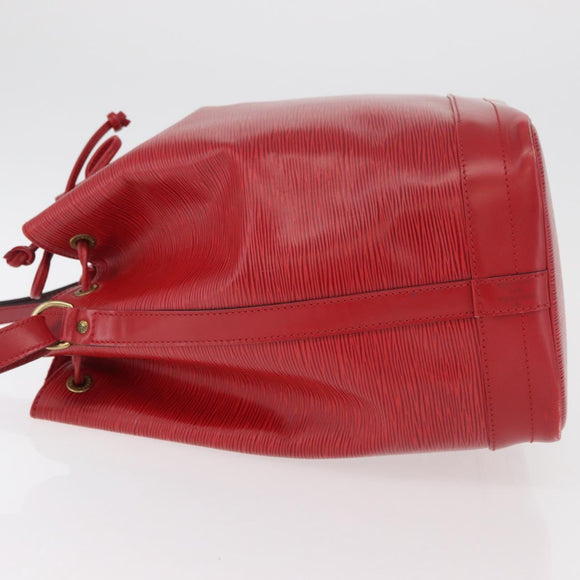 LOUIS VUITTON Epi Noe Shoulder Bag Red M44007 LV Auth 178986A
