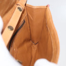 CELINE C Macadam Canvas Shoulder Bag Suede Pink Gold Auth 178989A-19