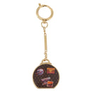 LOUIS VUITTON Porte Cles Boite Chapeau Key Holder metal Gold M62230 Auth 178996M-2