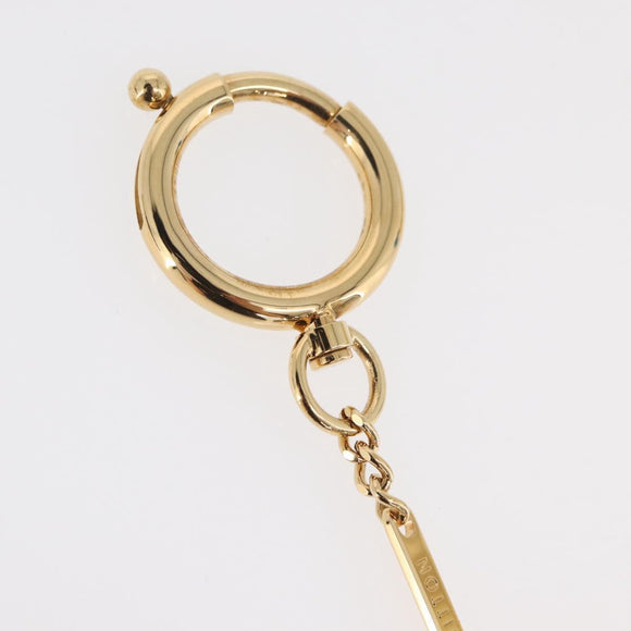 LOUIS VUITTON Porte Cles Boite Chapeau Key Holder metal Gold M62230 Auth 178996M