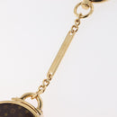 LOUIS VUITTON Porte Cles Boite Chapeau Key Holder metal Gold M62230 Auth 178996M-8