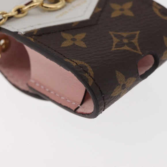 LOUIS VUITTON Monogram Etui Oortelefoon Muis Oortelefoonhoesje GI0447 LV Auth 178997M