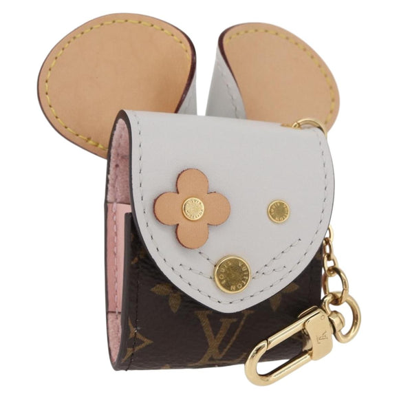 LOUIS VUITTON Monogram Etui Oortelefoon Muis Oortelefoonhoesje GI0447 LV Auth 178997M