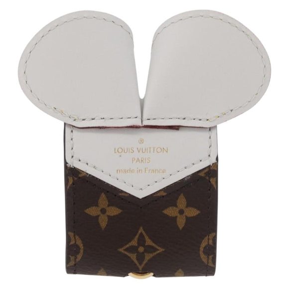 LOUIS VUITTON Monogram Etui Oortelefoon Muis Oortelefoonhoesje GI0447 LV Auth 178997M