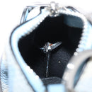 LOEWE Elephant Bag Charm Leather Light Blue Auth 178998SAM-19