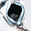 LOEWE Elephant Bag Charm Leather Light Blue Auth 178998SAM-11