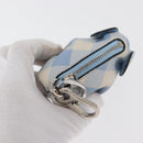 LOEWE Elephant Bag Charm Leather Light Blue Auth 178998SAM-5