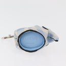 LOEWE Elephant Bag Charm Leather Light Blue Auth 178998SAM-7