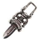 Chrome Hearts Dagger Charm Pendant Top Ag925 Silver Auth 178999M-1