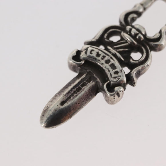 Chrome Hearts Dagger Charm Pendant Top Ag925 Silver Auth 178999M
