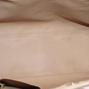 Christian Dior Trotter Canvas Tote Bag Beige Silver Auth 179002A-11