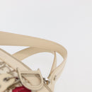 Christian Dior Trotter Canvas Tote Bag Beige Silver Auth 179002A-8