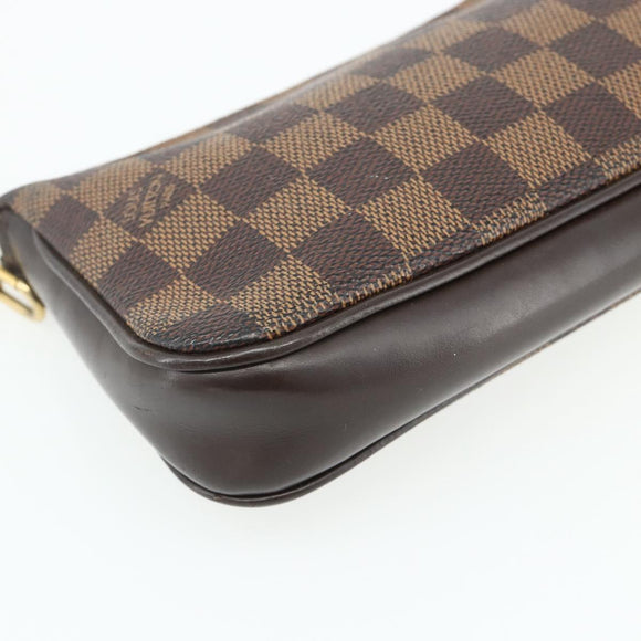 LOUIS VUITTON Damier Ebene Navona Accessory Pouch N51983 LV Auth 179003A