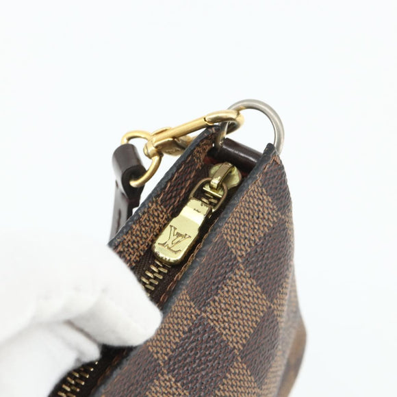 LOUIS VUITTON Damier Ebene Navona Accessory Pouch N51983 LV Auth 179003A