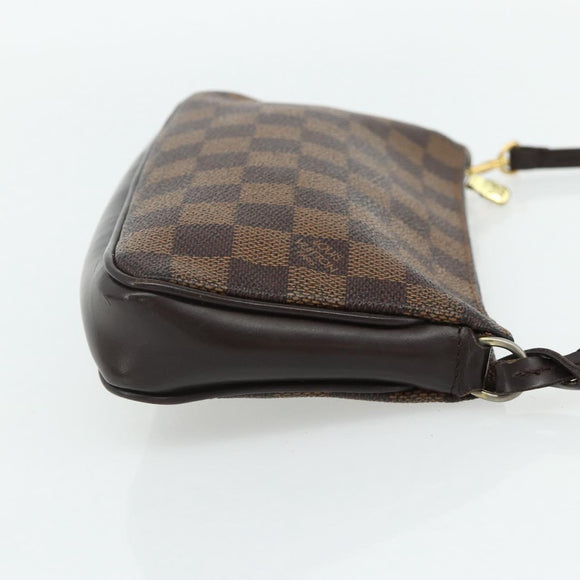 LOUIS VUITTON Damier Ebene Navona Accessory Pouch N51983 LV Auth 179003A
