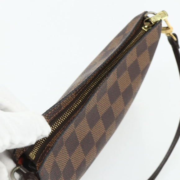 LOUIS VUITTON Damier Ebene Navona Accessory Pouch N51983 LV Auth 179003A