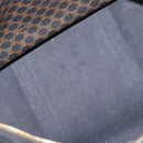 CELINE Macadam Canvas Boston Bag PVC Leather Black Gold Auth 179006A-11