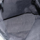 GUCCI GG Canvas Tote Bag Black Silver 120836 Auth 179008-10