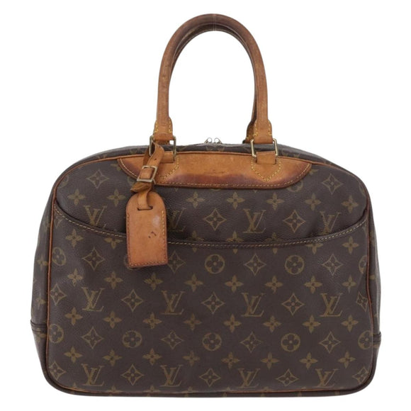 LOUIS VUITTON Monogram Deauville Hand Bag M47270 LV Auth 179015