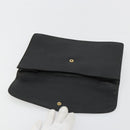 LOUIS VUITTON Epi Montaigne 27 Clutch Bag Black M52652 LV Auth 179016-8