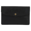 LOUIS VUITTON Epi Montaigne 27 Clutch Bag Black M52652 LV Auth 179016-13
