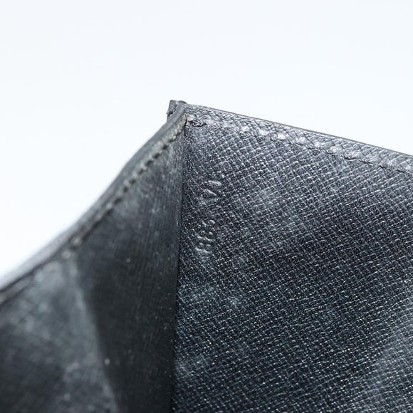 LOUIS VUITTON Epi Montaigne 27 Clutch Bag Black M52652 LV Auth 179016