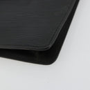 LOUIS VUITTON Epi Montaigne 27 Clutch Bag Black M52652 LV Auth 179016-7