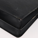 LOUIS VUITTON Epi Angian Shoulder Bag 2way Black M52112 LV Auth 179017-15