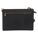 LOUIS VUITTON Epi Angian Shoulder Bag 2way Black M52112 LV Auth 179017-13