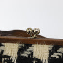 Miu Miu Hand Bag Leather Brown Silver Auth 179018V-16