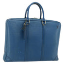 LOUIS VUITTON Epi Porte Documents Voyage Business Bag Blue M41144 LV Auth 179019-1