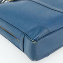 LOUIS VUITTON Epi Porte Documents Voyage Business Bag Blue M41144 LV Auth 179019-14