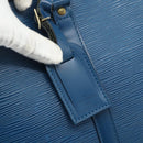 LOUIS VUITTON Epi Porte Documents Voyage Business Bag Blue M41144 LV Auth 179019-17