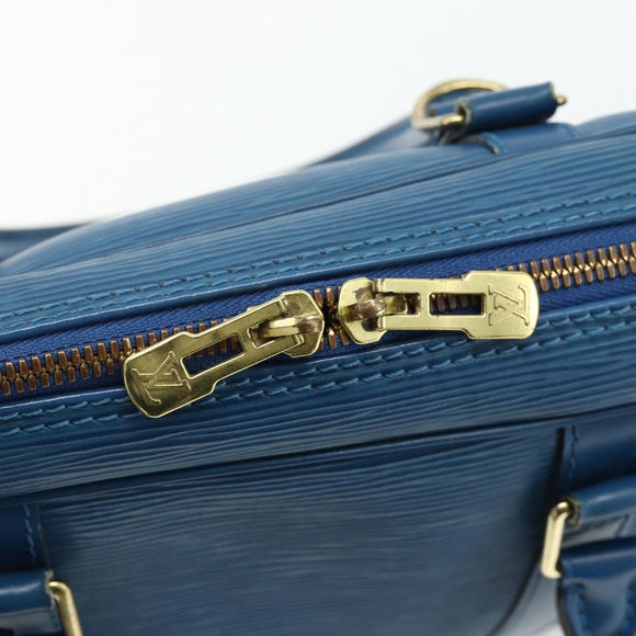 LOUIS VUITTON Epi Porte Documents Voyage Business Bag Blue M41144 LV Auth 179019