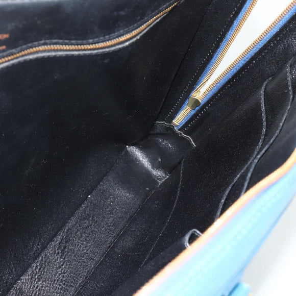 LOUIS VUITTON Epi Porte Documents Voyage Business Bag Blue M41144 LV Auth 179019