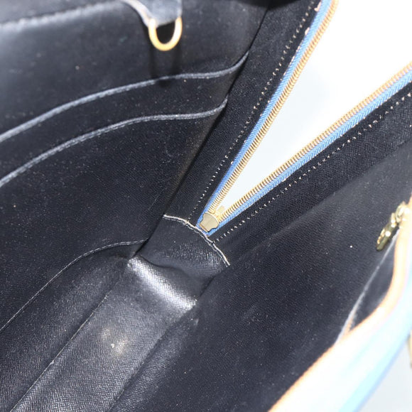 LOUIS VUITTON Epi Porte Documents Voyage Business Bag Blue M41144 LV Auth 179019