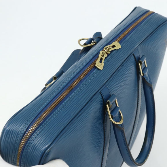LOUIS VUITTON Epi Porte Documents Voyage Business Bag Blue M41144 LV Auth 179019