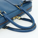LOUIS VUITTON Epi Porte Documents Voyage Business Bag Blue M41144 LV Auth 179019-7