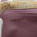 CHANEL 2.55 Shoulder Bag Tweed Pink Gold CC Auth 179020SAV-15