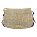 CHANEL 2.55 Shoulder Bag Tweed Pink Gold CC Auth 179020SAV-2