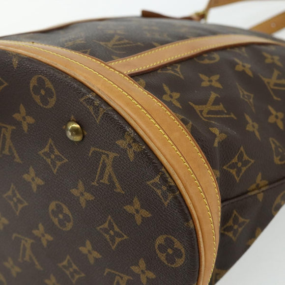 LOUIS VUITTON Monogram Bucket GM Shoulder Bag M42236 LV Auth 179022