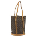 LOUIS VUITTON Monogram Bucket GM Shoulder Bag M42236 LV Auth 179022-1