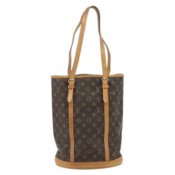 LOUIS VUITTON Monogram Bucket GM Shoulder Bag M42236 LV Auth 179022