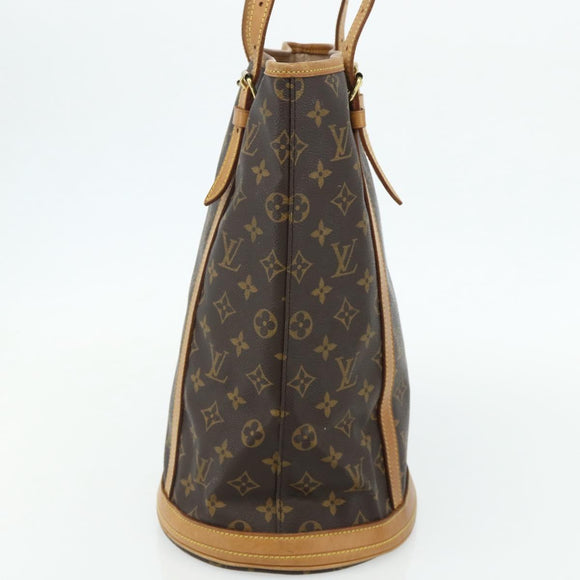 LOUIS VUITTON Monogram Bucket GM Shoulder Bag M42236 LV Auth 179022