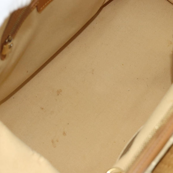 LOUIS VUITTON Monogram Mini Josephine GM Hand Bag Beige M92310 LV Auth 179024