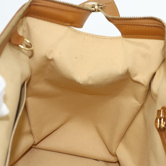 LOUIS VUITTON Monogram Mini Josephine GM Hand Bag Beige M92310 LV Auth 179024